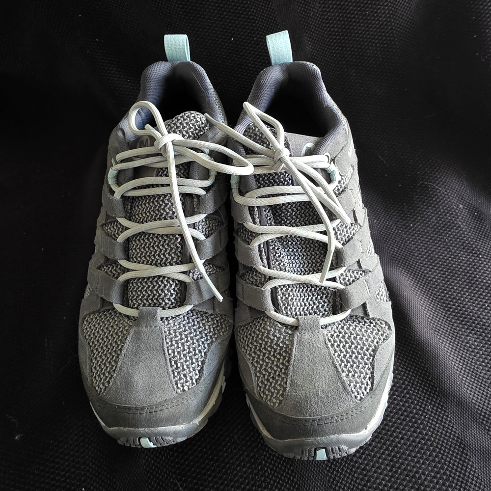 Merrell Gray and Blue Women's Athletic Shoes